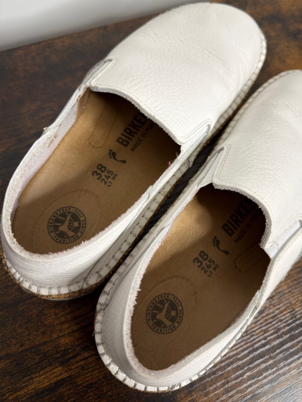 Birkenstock Callan Leather Slip-On Shoes 38 - Picture 3 of 10